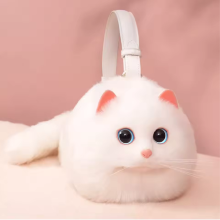 Realistic Cat Crossbody Bag
