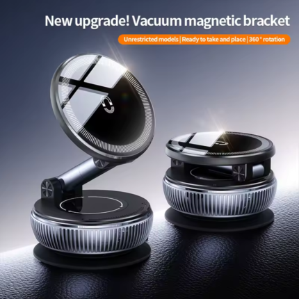 Upgraded Vacuum Magnetic Phone Holder Stand, for Magsafe Suction Cup Phone MountAdjustable Swivel Lock